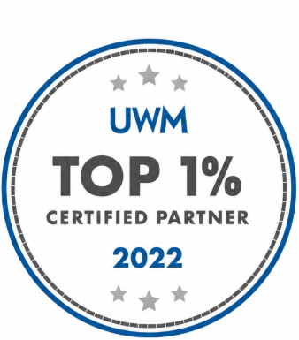 UWM Top 1% Certified Partner 2022